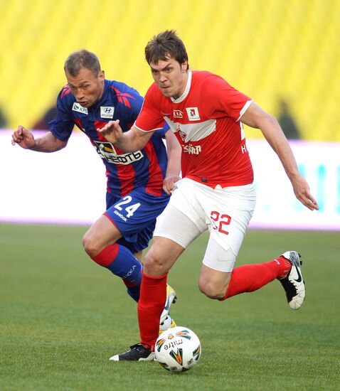 Russian Football Premier League. Spartak Moscow vs. CSKA