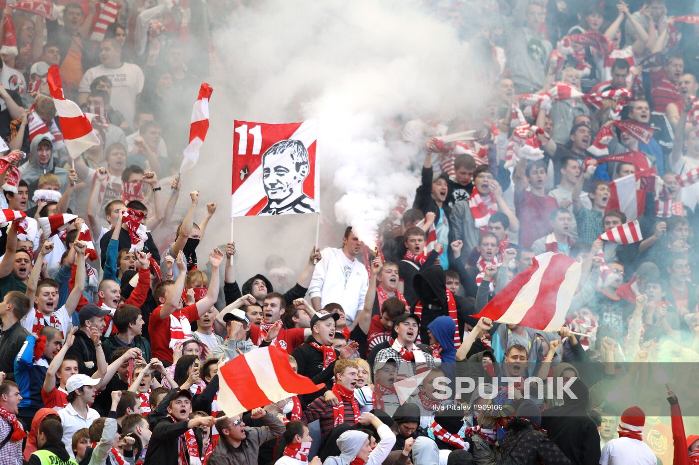 Russian Football Premier League. Spartak Moscow vs. CSKA