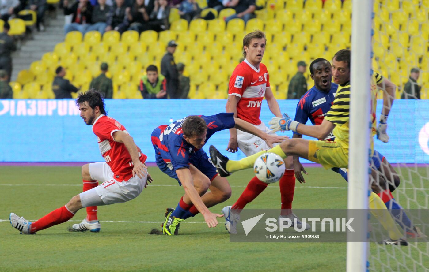 Russian Football Premier League. Spartak Moscow vs. CSKA Moscow