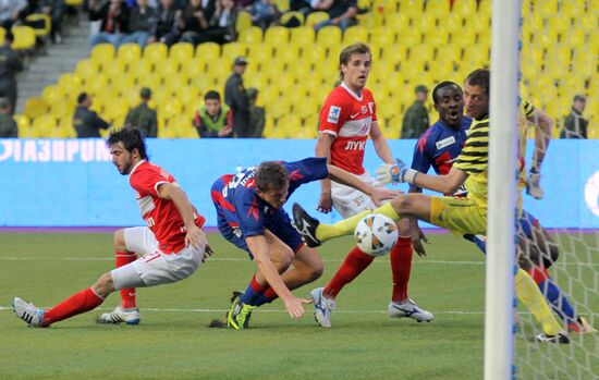 Russian Football Premier League. Spartak Moscow vs. CSKA Moscow