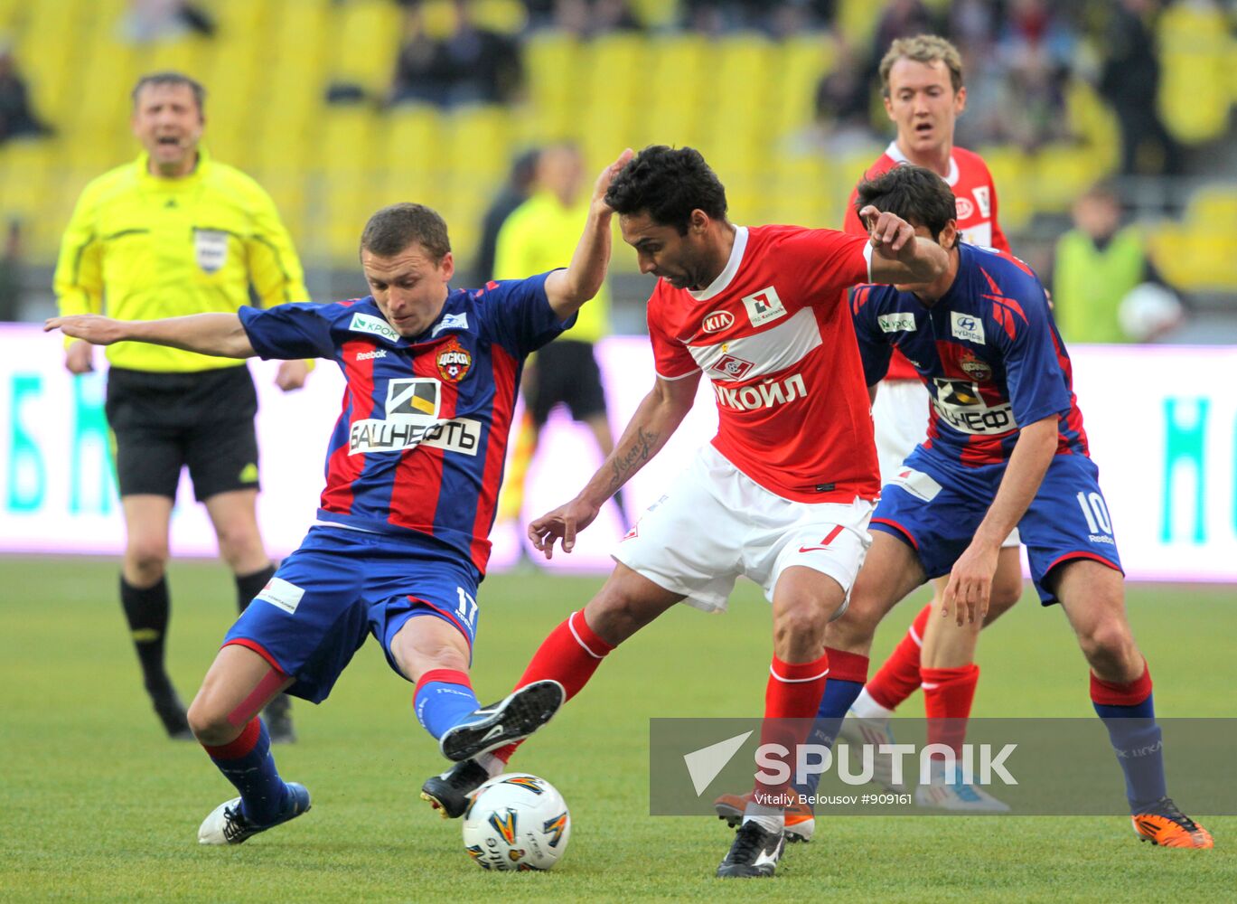 Russian Football Premier League. Spartak Moscow vs. CSKA Moscow