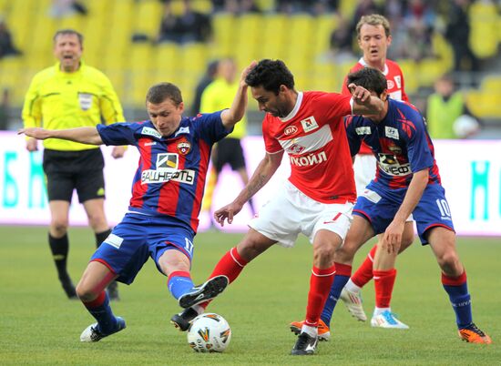 Russian Football Premier League. Spartak Moscow vs. CSKA Moscow