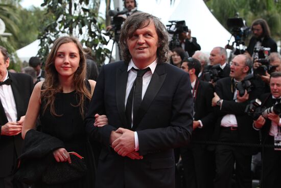 Emir Kusturica with daughter Dunja