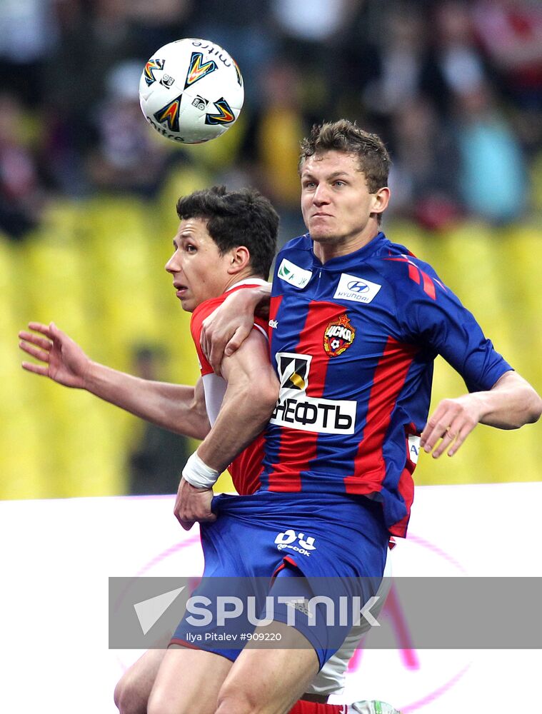 Russian Football Premier League. Spartak Moscow vs. CSKA Moscow