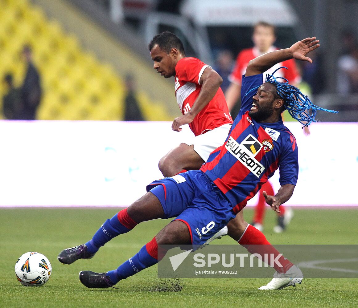 Russian Football Premier League. Spartak Moscow vs. CSKA Moscow