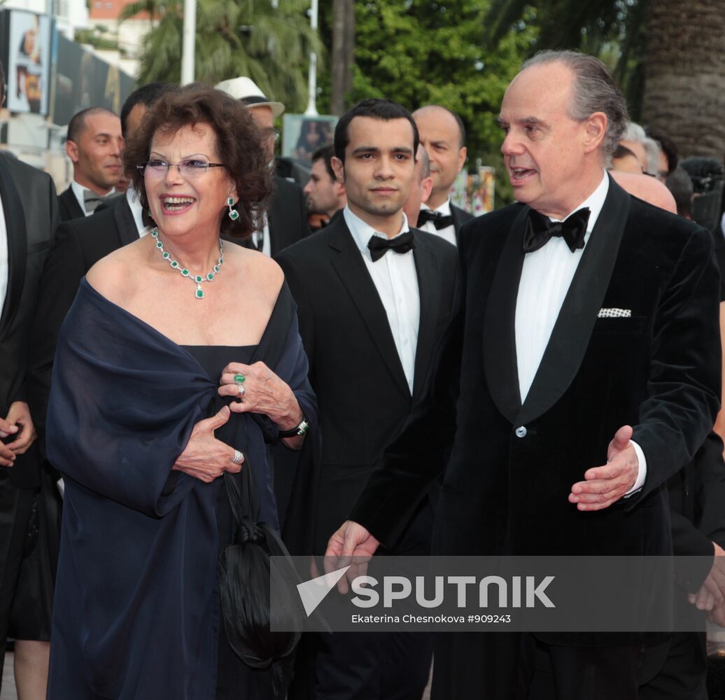 Claudia Cardinale and Frederic Mitterand