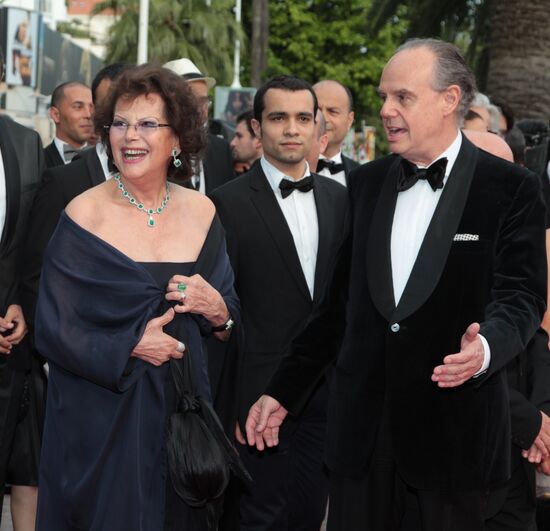 Claudia Cardinale and Frederic Mitterand
