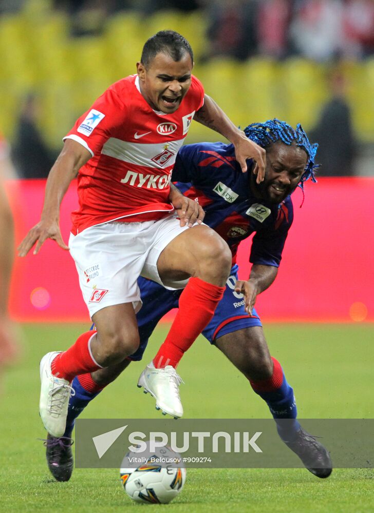 Russian Football Premier League. Spartak Moscow vs. CSKA Moscow