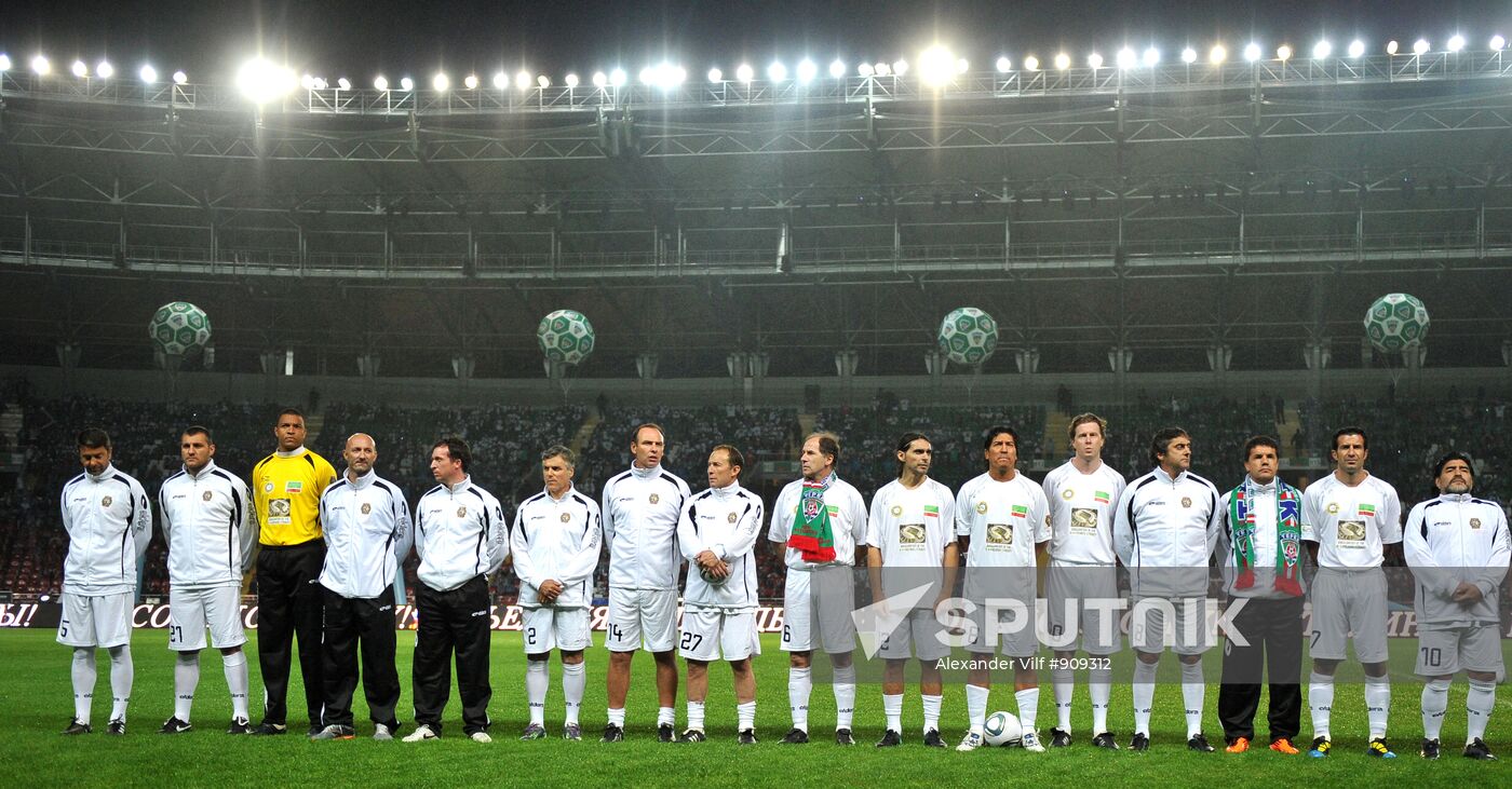 Match between "Caucasus" football team and world veterans team