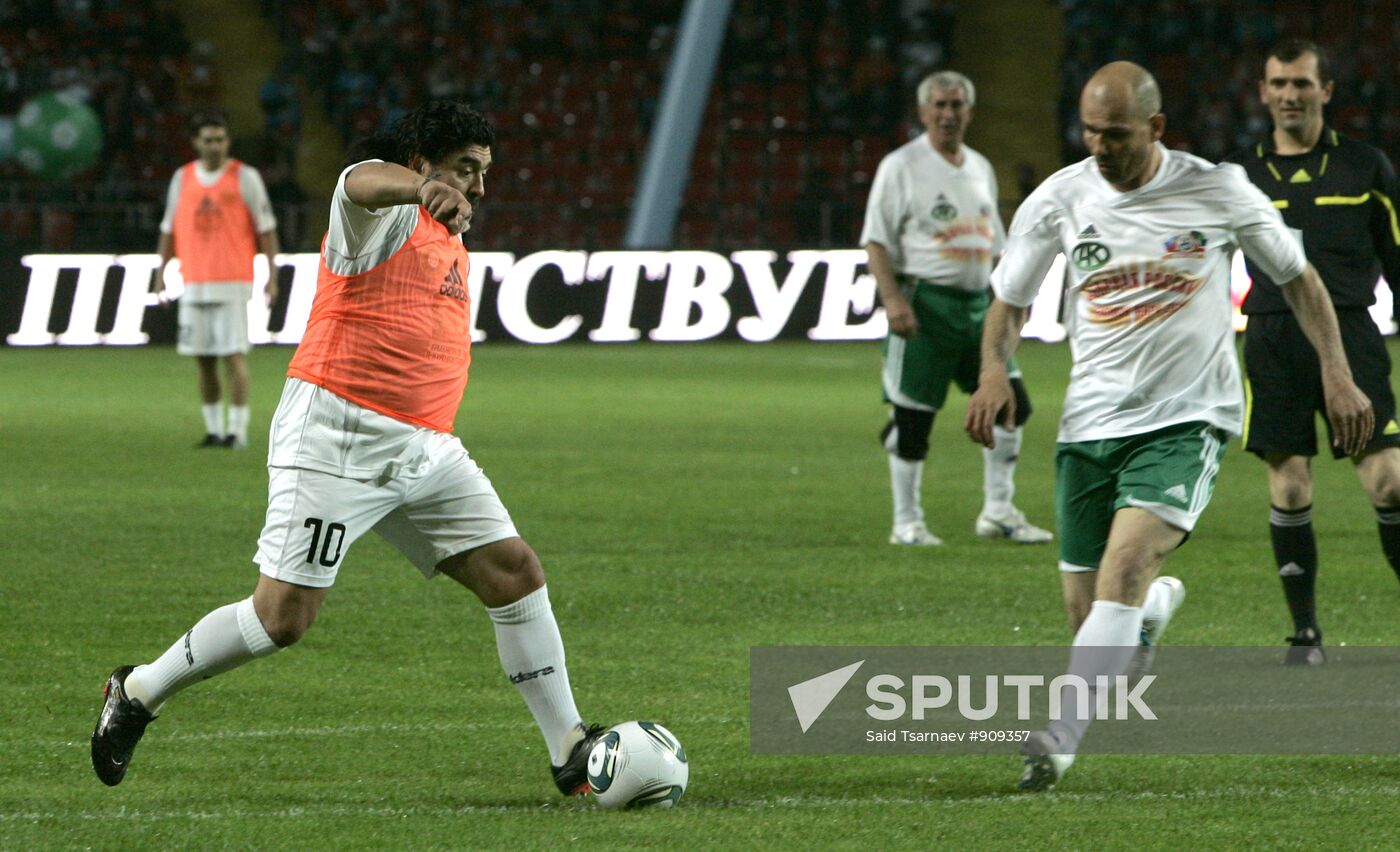 Match between "Caucasus" team and veteran world players
