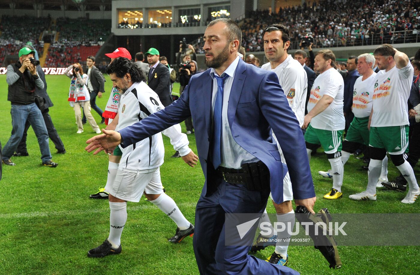 Match between "Caucasus" team and veteran world players