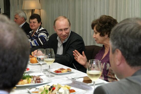 Vladimir Putin meets All-Russian People's Front in Sochi