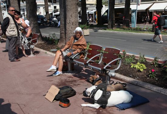 Boulevard de la Croisette in Cannes