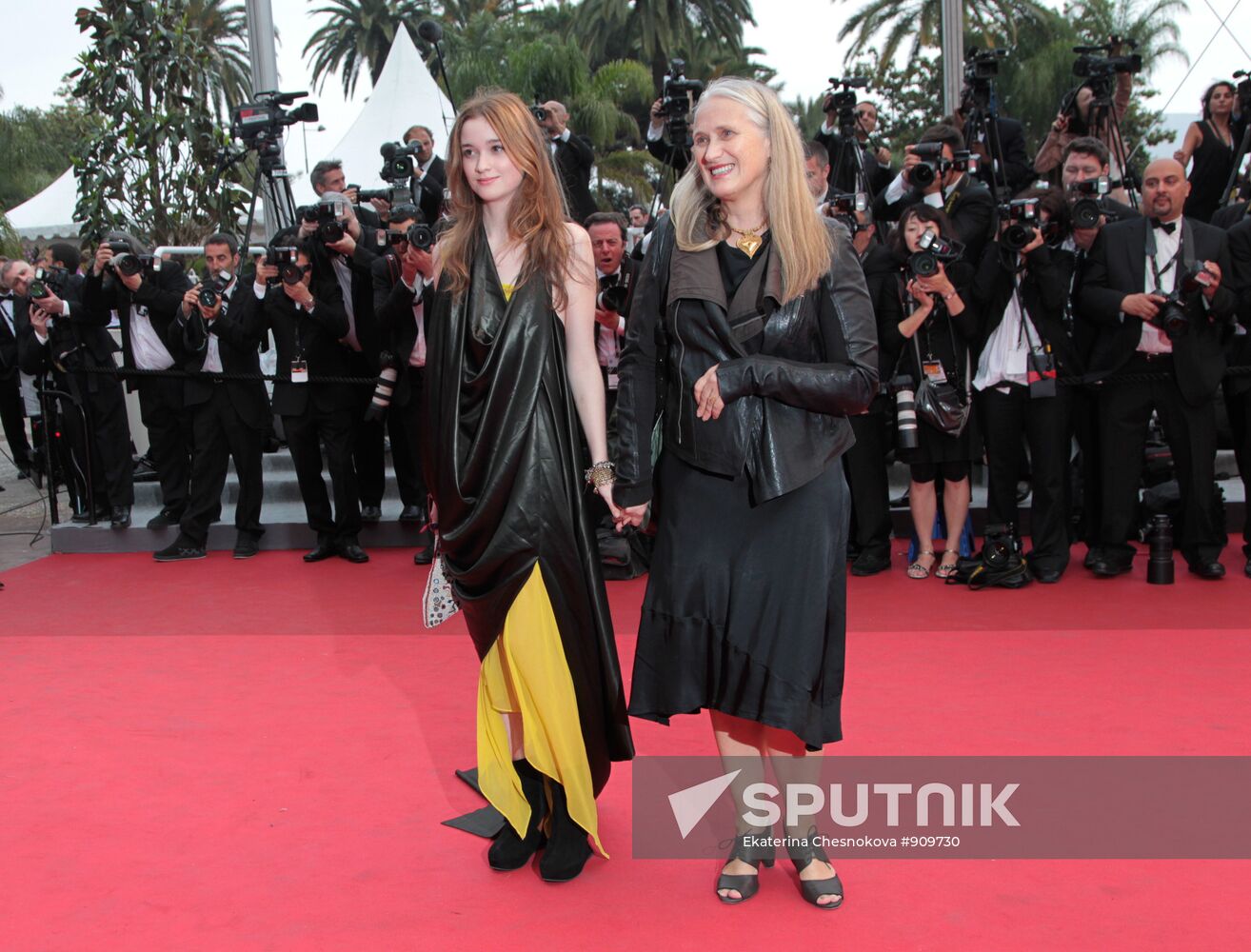 Jane Campion with daughter Alice