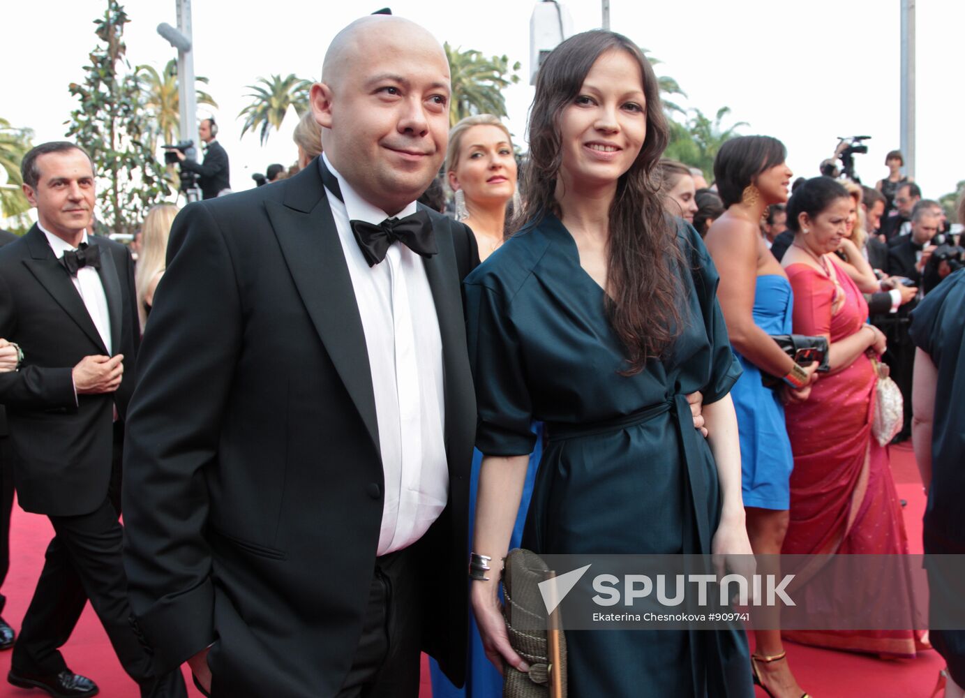 Alexei German Jr. and his wife