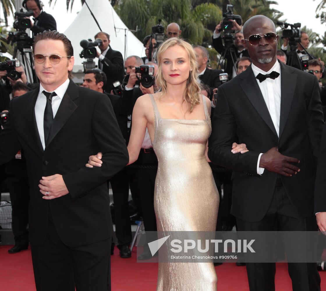 Djimon Hounsou, Diane Kruger and Benoit Medzhimel