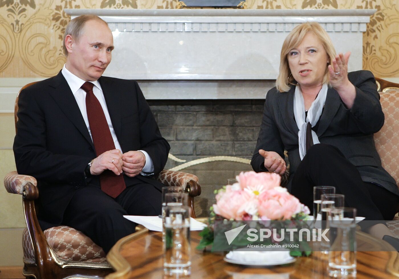 Vladimir Putin visits Slovakia