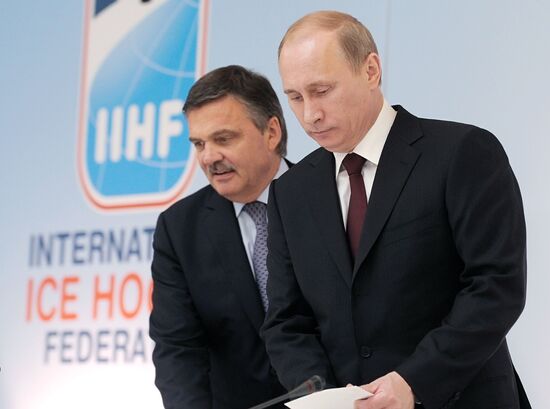 Vladimir Putin visits Slovakia