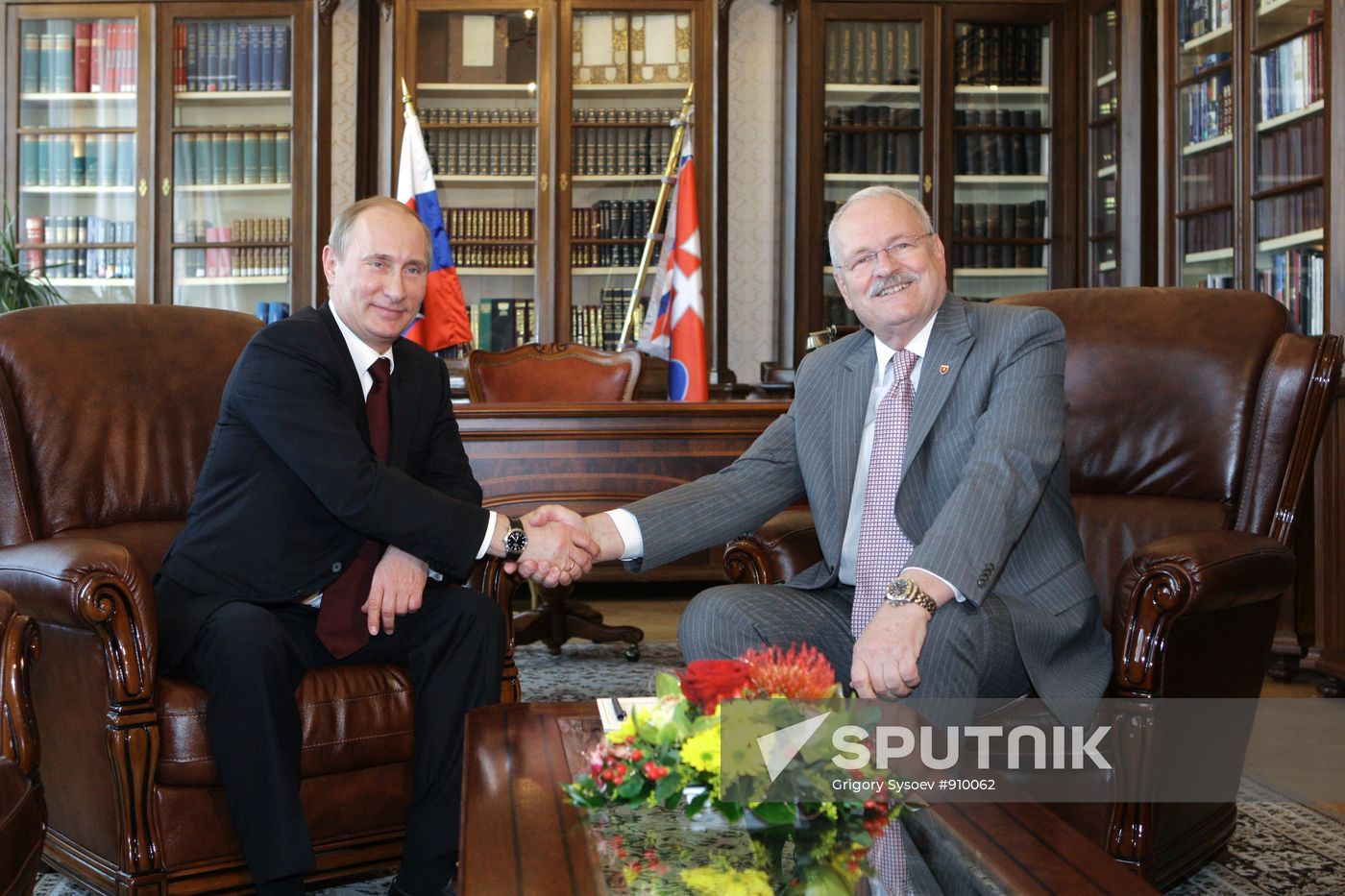 Vladimir Putin visits Slovakia
