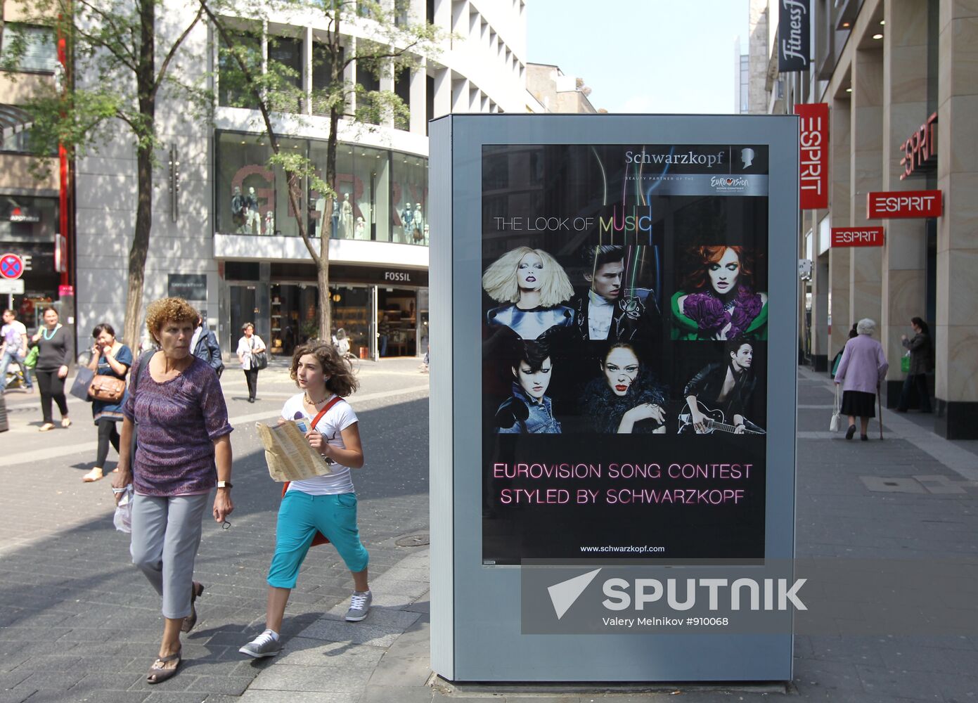 2011 Eurovision advertising in Duesseldorf