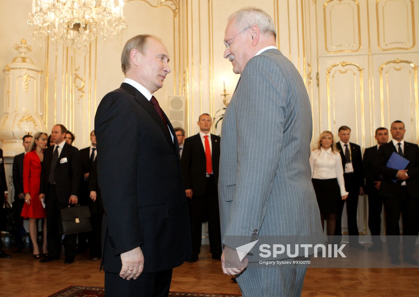 Vladimir Putin visits Slovakia