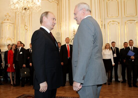 Vladimir Putin visits Slovakia