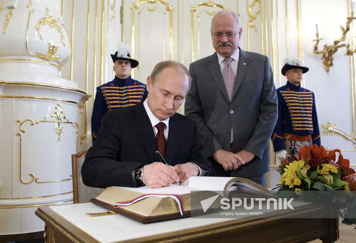 Vladimir Putin visits Slovakia