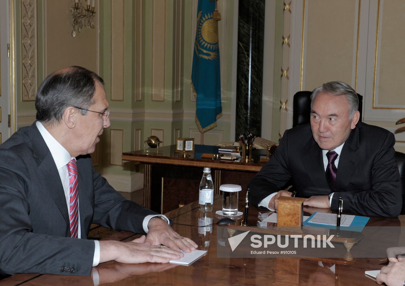 Sergey Lavrov, Nursultan Nazarbayev