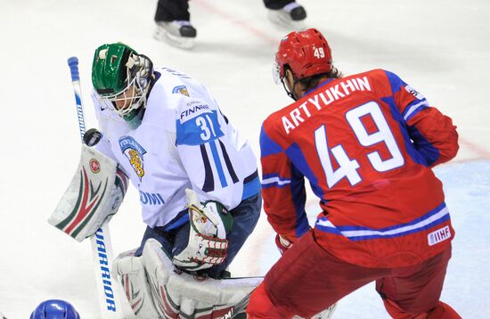 Ice Hockey. World Championship. Finland vs. Russia