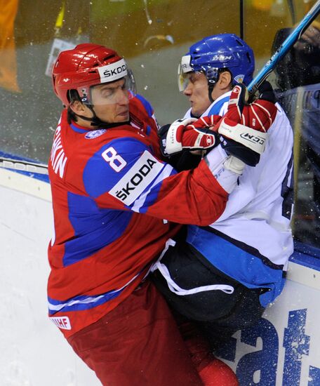 Ice Hockey. World Championship. Finland vs. Russia