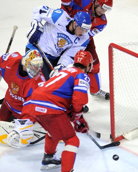 Ice Hockey. World Championship. Finland vs. Russia