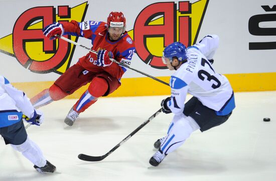 Ice Hockey. World Championship. Finland vs. Russia