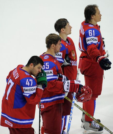 Ice Hockey. World Championship. Finland vs. Russia