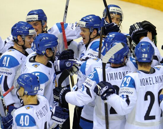 Ice Hockey. World Championship. Finland vs. Russia
