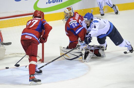 Ice Hockey. World Championship. Finland vs. Russia
