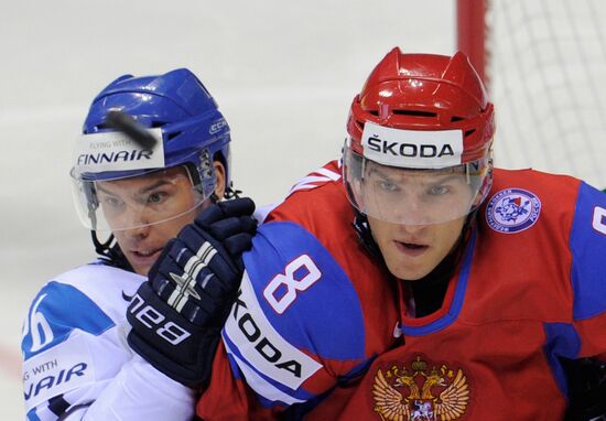 2011 World Ice Hockey Championships. Finland vs. Russia