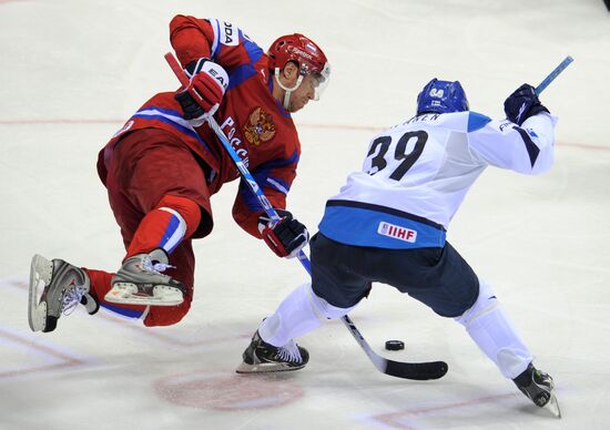 2011 World Ice Hockey Championships. Finland vs. Russia