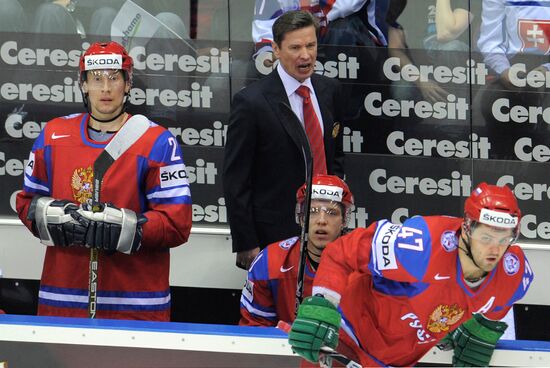 2011 World Ice Hockey Championships. Finland vs. Russia