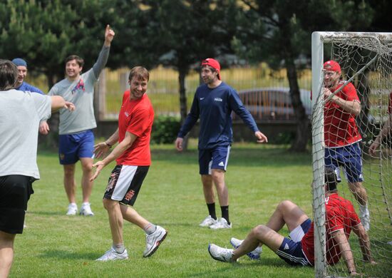 Alexei Morozov, Ilya Kovalchuk and Danis Zaripov
