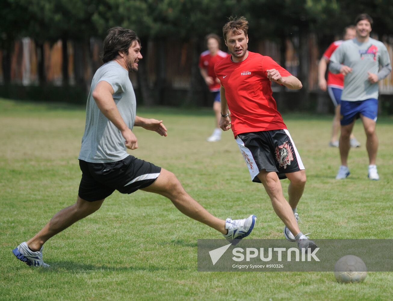 Yevgeny Artyukhin, Alexei Morozov and Ilya Kovalchuk