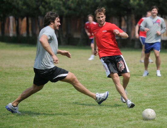 Yevgeny Artyukhin, Alexei Morozov and Ilya Kovalchuk
