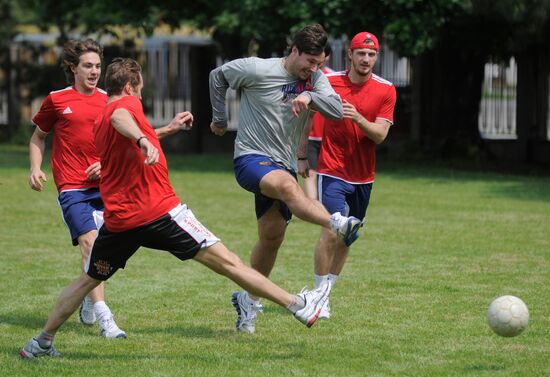 Alexei Morozov, Alexander Burmistrov and Ilya Kovalchuk