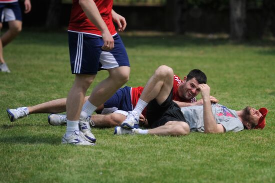 Alexander Radulov and Vitaly Atyushov