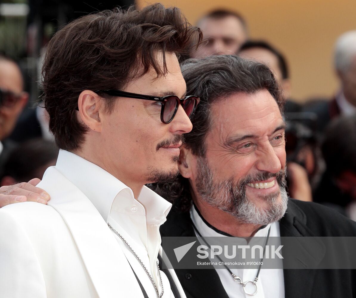 Johnny Depp and Ian McShane