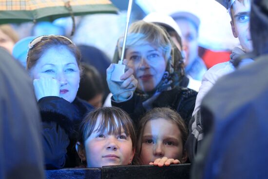 "1000 Days to the Olympics in Sochi" concert on Red Square