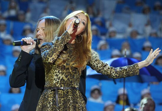 "1000 Days to the Olympics in Sochi" concert on Red Square