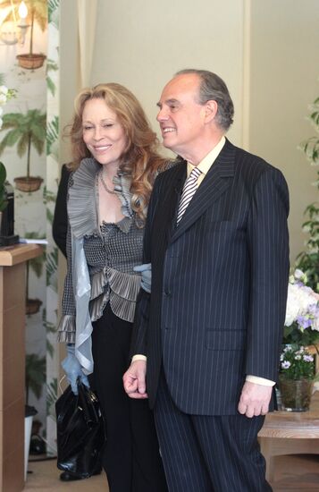 Faye Dunaway and Frédéric Mitterrand