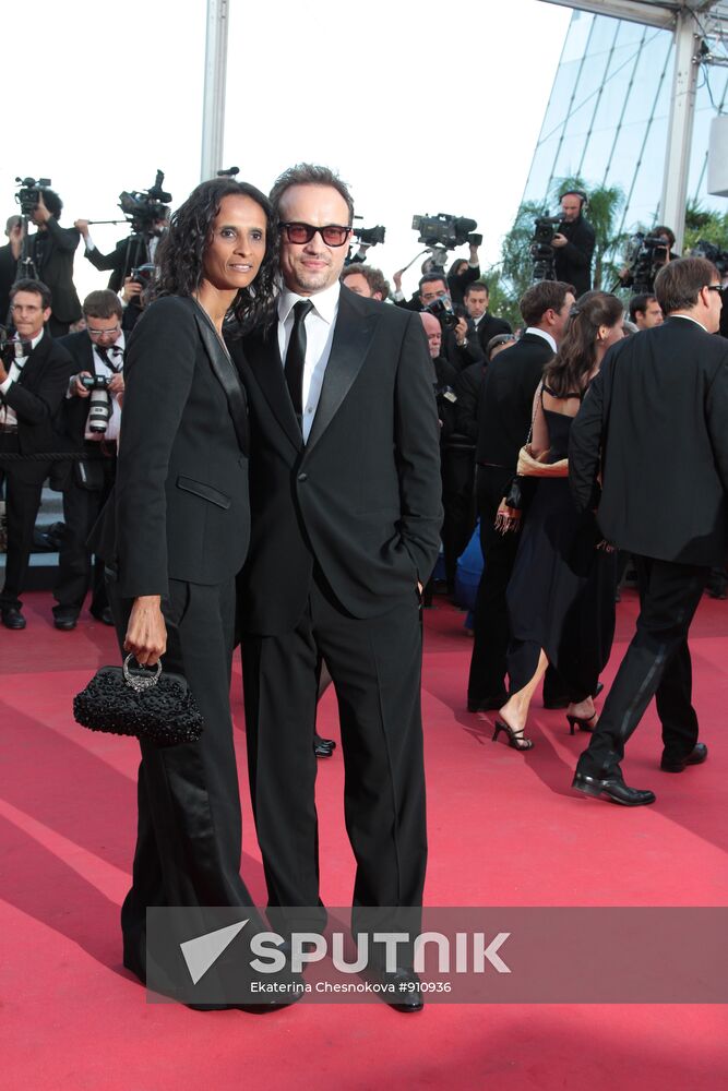 Vincent Perez and his spouse Karine Silla