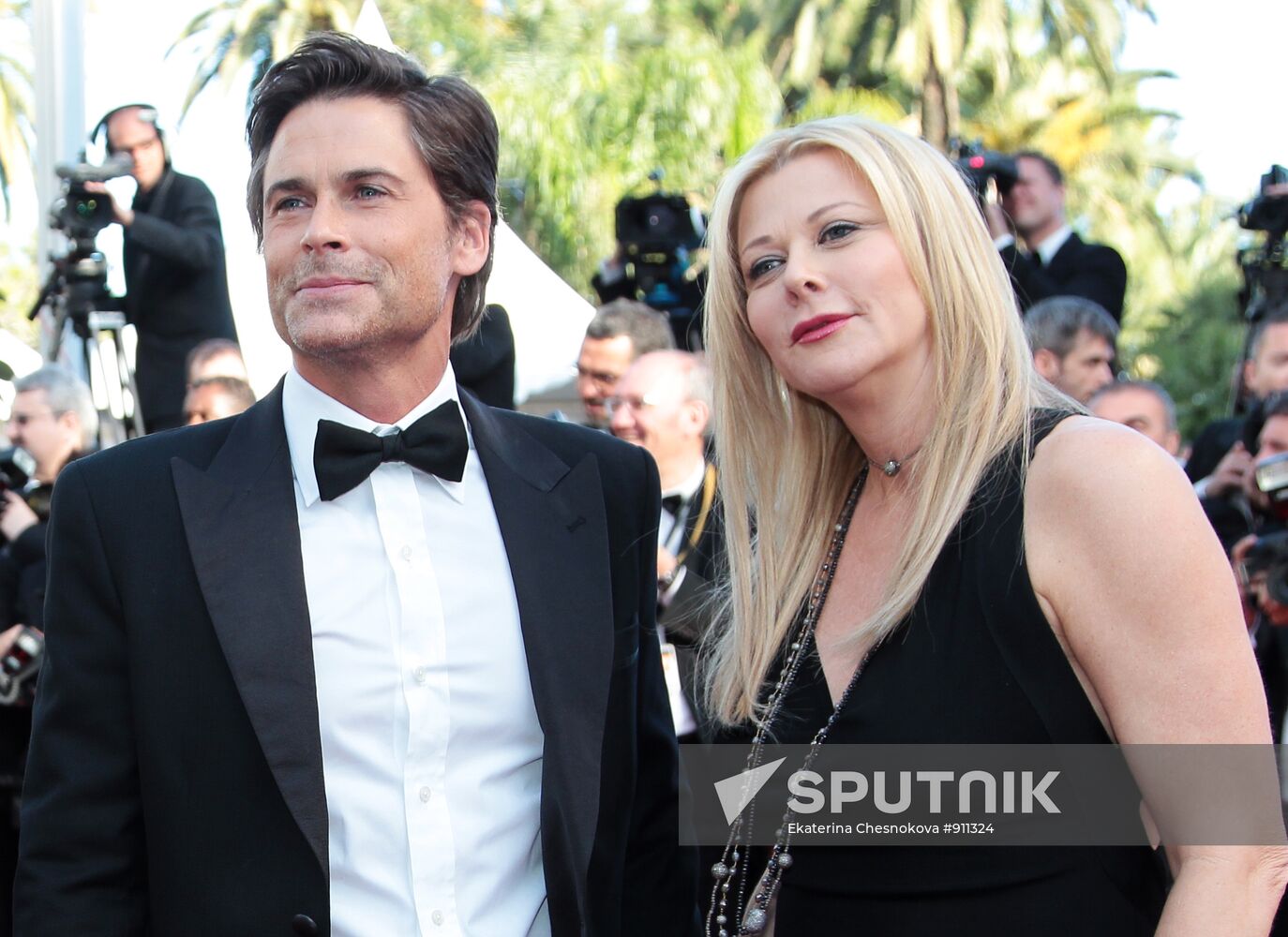 Rob Lowe and Sheryl Berkoff