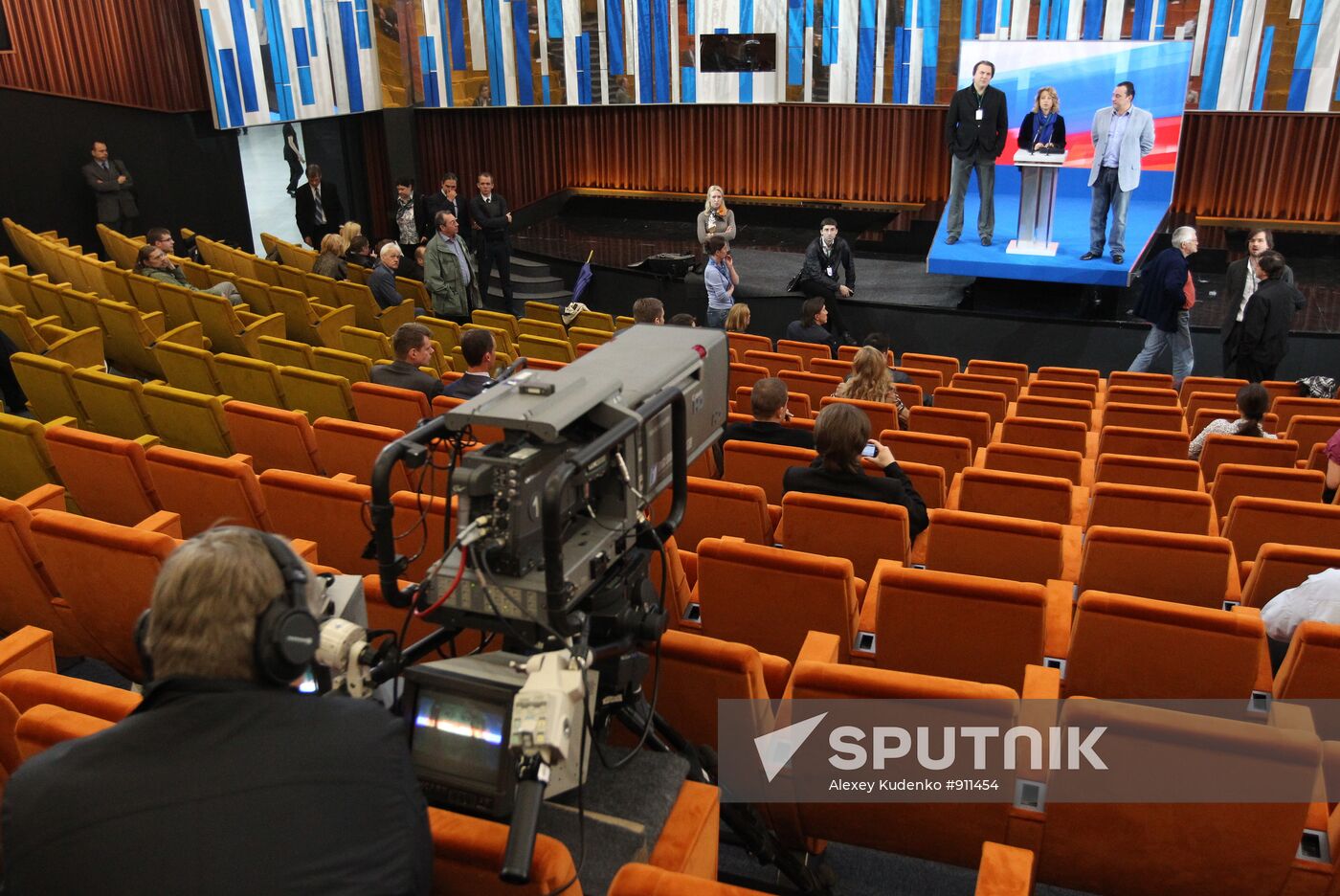 Preparations for President Dmitry Medvedev’s news conference